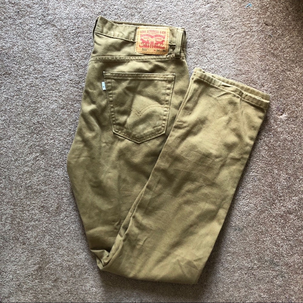 Levi’s Slim Fit Brown Denim 34/36 Jeans
